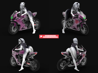 anthro claws clothing female footwear hair motorcycle paws red_eyes shoes solo tail text vehicle bambookat hellaverse helluva_boss mythology loona_(helluva_boss) canid canid_demon canine demon hellhound mammal mythological_canine mythological_creature 3d_(artwork) 4:3 absurd_res digital_media_(artwork) english_text hi_res