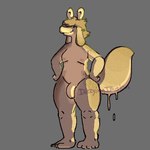 anthro big_tail eyestalks genitals looking_at_viewer male nude penis slime tail dizzyingillusion tobias_(dizzyingillusion) gastropod mollusk slug low_res trans_(lore)