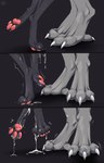 3_toes 4_toes ambiguous_gender anthro anthro_on_anthro anthro_penetrated anthro_penetrating anthro_penetrating_anthro barefoot black_claws bodily_fluids claws close-up cum cum_drip cum_on_feet cum_on_ground cum_on_leg cum_on_paw cum_on_self cum_string dangling_legs digitigrade dripping duo faceless_character faceless_male feet foot_focus foot_size_difference from_behind_position genital_fluids grey_background grey_body grey_skin hindpaw imminent_sex leaking_cum leg_cropped_sex leg_focus male midair mostly_offscreen_character motion_lines obscured_penetration offscreen_sex on_one_leg pawpads paws penetration pink_pawpads sex shaking simple_background size_difference standing suggestive text toe_claws toes trembling white_claws v3nusbby epic_poggers_amongus phox_(frickinpony) silver_(frickinpony) ambiguous_species canid mammal scalie 2023 9:14 artist_name digital_media_(artwork) hi_res meme redraw sequence shaded