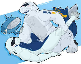 aircraft airliner airplane anthro bodily_fluids duo erection feet female female_penetrated from_front_position genital_fluids genitals leg_grab lying machine male male/female male_penetrating male_penetrating_female missionary_position nude on_back penetration penile penis raised_leg sex simple_background spread_toes tail toes vaginal vaginal_penetration vehicle x-ray_view moraysupreme airbus airbus_a320 boeing boeing_747 clipper_(boeing747) neo_(a320) aeromorph living_aircraft living_machine living_vehicle digital_media_(artwork) trans_(lore) trans_man_(lore)