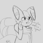 anthro dialogue fluffy fur ligma male solo text ferrissimulator nintendo pokemon c_(ferrissimulator) fan_character felid feline felis generation_6_pokemon mammal meowstic pokemon_(species) 1:1 english_text monochrome sketch