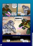 abs angry anthro blue_eyes bob_(vju79) bulge canid canine canis cape clenched_teeth clothed clothing comic crouching cuff_(restraint) dialogue dragon duo english_text fighting_pose fur gervic_(vju79) grey_body grey_fur hair heterochromia hi_res holding_object holding_weapon imminent_fight leather leather_cuffs long_hair magic magic_sword magic_user male mammal melee_weapon multicolored_body muscular muscular_anthro muscular_male mythological_creature mythological_scalie mythology pecs pose profanity purple_glow rag restraints revenge roaring scalie sound_effects sword teeth text thong topless torn_cape torn_clothing two_tone_body underwear vju79 weapon white_hair wingless_dragon wolf yellow_sclera