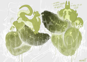 anthro ball_tuft big_penis bodily_fluids churning_balls genital_fluids genitals growing huge_penis hyper hyper_genitalia hyper_penis leaking_precum male musk musky_penis onomatopoeia penis penis_bigger_than_body precum pubes shortstack shortstack_male solo sound_effects tail text tuft vein veiny_penis nathyness reptile scalie hi_res