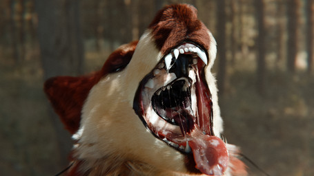 almost_fully_inside anthro bodily_fluids drooling duo feral head_in_mouth male mawplay mouth_shot open_mouth oral_head_gulp saliva teeth tongue vore shinyumbra cider_(arkailart) maple_(shinyumbra) canid canine deer mammal maned_wolf 16:9 3d_(artwork) 4k absurd_res digital_media_(artwork) hi_res tagme widescreen