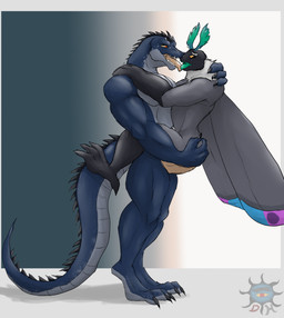 anal anal_penetration antennae_(anatomy) anthro carrying_another carrying_partner duo erection french_kissing genitals insect_wings kissing male male/male male_penetrated male_penetrating muscular muscular_anthro muscular_male neck_tuft nude penetration penis sex simple_background size_difference stand_and_carry_position standing standing_sex teeth tongue tongue_out tuft wings daikuhiroshiama luminaire_(sodamoth) nouss alligator alligatorid arthropod crocodilian insect lepidopteran moth reptile scalie hi_res