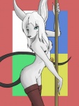 anthro breasts dancing female looking_at_viewer nipples nude pole pole_dancing solo tail cane-mckeyton final_fantasy final_fantasy_ix square_enix freya_crescent burmecian mammal rodent 3:4 hi_res