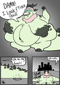 4_horns after_transformation anthro areola belly belly_tuft big_areola big_belly big_breasts big_nipples blotchy_areola breasts building city dessert dialogue doughnut eyewear fingers food fur glasses green_four growth hooved_fingers hooved_toes hooves horn horn_growth huge_areola huge_belly huge_breasts huge_nipples macro male multi_horn nipple_dip nipples nude_anthro nude_male obese obese_anthro obese_male overweight overweight_anthro overweight_male pastry pink_body pink_fur pink_wool rampage solo spiked_tail spikes spikes_(anatomy) spots spotted_hips spotted_shoulders tail text thick_thighs town tuft wearing_glasses wool_(fur) wool_hair living_lupis shawn_(living_lupis) bovid caprine kaiju mammal monster sheep 2025 absurd_res comic digital_media_(artwork) english_text hi_res