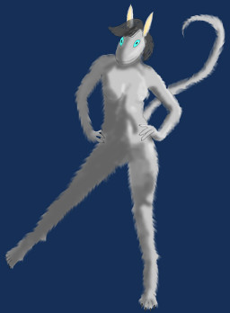 anthro female nude null simple_background solo tasteful transparent_background abrachoo the_nature_of_predators alien mammal venlil_(the_nature_of_predators) absurd_res alpha_channel hi_res