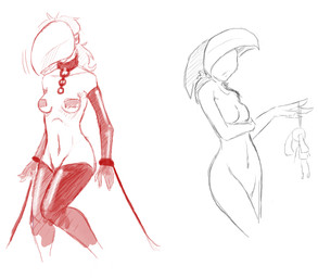 bdsm bondage bound breasts crossgender doll female puppet solo submissive submissive_female unknown_artist ruby_quest ace_(rq) ruby_(rq)