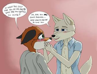 anthro blush bodily_fluids crying duo male male/male romantic tears text young young_anthro young_male young_on_young petitluca fantastic_mr._fox ash_fox_(fantastic_mr._fox) kristofferson_silverfox canid canine fox mammal red_fox silver_fox true_fox 2026 digital_media_(artwork) english_text cousins_(lore) incest_(lore)