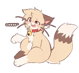 ambiguous_gender blush brown_body brown_fur dipstick_tail fur leg_markings markings open_mouth open_smile semi-anthro simple_background smile socks_(marking) solo tail tail_markings tan_body tan_fur whiskers white_background white_body white_fur aarelthings caramel_(aarelthings) domestic_cat felid feline felis mammal digital_drawing_(artwork) digital_media_(artwork) hi_res