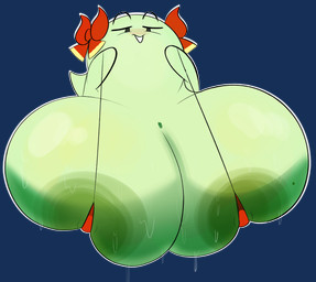areola big_breasts black_eyes blush bodily_fluids bow_ribbon breasts clothing female green_areola green_body green_nipples huge_breasts hyper hyper_breasts ineffective_clothing looking_at_viewer markings mole_(marking) narrowed_eyes nipple_slip nipples not_furry one-piece_swimsuit sling_bikini solo sweat sweaty_breasts swimwear ota_(artist) mario_bros nintendo paper_mario lady_bow boo_(mario) ghost spirit 2024 alpha_channel digital_media_(artwork) hi_res