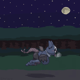 anthro big_breasts big_butt blush breasts breath butt clothing fake_wings female flapping floating hoodie moon moving_background night solo star tail tail_motion tailwag topwear wings mariterh nintendo pokemon generation_5_pokemon generation_7_pokemon mimikyu pokemon_(species) swoobat 1:1 animated low_res
