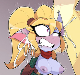 anthro armor balls big_breasts blonde_hair blue_body blush bodily_fluids breasts clenched_teeth clothed clothed/nude clothing cum cum_from_ear cum_in_ear cum_inside cum_through drooling duo ear_penetration eyebrows eyelashes female female_penetrated fur genital_fluids genitals gynomorph gynomorph/female gynomorph_penetrating gynomorph_penetrating_female hair humanoid_penetrated humanoid_pointy_ears intersex intersex/female intersex_penetrating intersex_penetrating_female interspecies larger_anthro larger_gynomorph larger_intersex long_hair mindfuck narrowed_eyes navel nipples nude one_eye_half-closed outline partially_clothed penetration penile penile_penetration penis_in_ear pigtails pink_eyes pointy_ears saliva sex sharp_teeth shortstack shortstack_female simple_background size_difference smaller_humanoid smaller_penetrated tail teeth nelljoestar league_of_legends riot_games tencent alzina poppy_(lol) felid humanoid lion mammal pantherine yordle 2026 digital_media_(artwork) hi_res