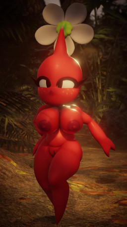 anthro areola big_areola big_breasts big_butt bouncing_breasts breasts butt curvy_figure eyelashes female flower forest freckles genitals hand_on_hip plant plump_labia short_stack solo strutting tree vulva walk_cycle wide_hips nkaiz00 luiske476_(modeler) nintendo pikmin pikmin_(series) alien alien_humanoid elemental_creature elemental_humanoid flora_fauna humanoid pikmin_(species) plant_humanoid animated hi_res no_sound short_playtime