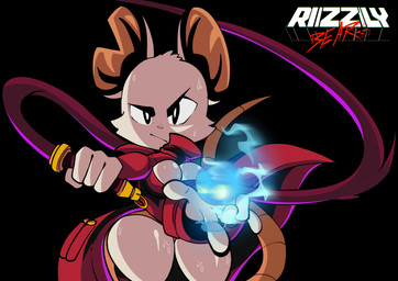 action_pose anthro big_breasts big_ears bodily_fluids breasts clothing female front_view holding_object holding_whip longcoat notched_ear pose red_clothing shortstack shortstack_female simple_background solo sweat sweaty_breasts tail thick_thighs whip wide_hips apsel_bluestar mina_the_hollower yacht_club_games mina_(mina_the_hollower) mammal mouse murid murine rodent absurd_res hi_res