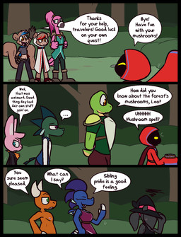 2_horns anthro armor backpack beak black_body black_clothing black_dress black_hat black_headwear black_jacket black_topwear blue_body blue_cape blue_clothing blue_eyes blue_hair blue_pupils blue_robe blue_scales blue_topwear blue_vest blush bottomwear breastplate brown_body brown_fur brown_hair cape casual_nudity claws clothed clothing compass covering covering_face cross_pupils dialogue dragon_wings dress ellipsis embarrassed eyebrows feathers female finger_claws footwear forest fur green_body green_bottomwear green_clothing green_eyes green_pants green_scales green_shirt green_skin green_topwear grey_beak grey_body grey_bottomwear grey_clothing grey_footwear grey_fur grey_hair grey_pants grey_shirt grey_shoes grey_topwear group hair hands_behind_back hat headgear headwear horn jacket kerchief long_neck long_sleeves looking_away male midriff mouthless no_pupils open_clothing open_topwear open_vest orange_body orange_eyes orange_kerchief orange_scales outside pants pink_body pink_clothing pink_feathers pink_fur pink_hair pink_hat pink_headwear pink_skin plant ponytail pupils purple_bottomwear purple_clothing purple_eyes purple_hair purple_pants purple_shirt purple_topwear raised_eyebrow raised_hand red_clothing red_hair red_robe robe scales shirt shoes shoulder_pads speech_bubble tan_body tan_fur text tired topwear tree vest white_claws white_clothing white_horn white_inner_ear white_robe white_shirt white_topwear witch_hat yellow_body yellow_eyes yellow_skin ultilix european_mythology mythology caelan_(ultilix) caspar_(ultilix) emerald_(ultilix) leo_the_magician omarine_(ultilix) primrose_(ultilix) ruby_(ultilix) sofia_(ultilix) to-be-named-later wes_(ultilix) amphibian avian bird demon domestic_cat dragon felid feline felis flamingo frog humanoid lagomorph leporid mammal mythological_creature mythological_scalie rabbit rodent scalie sciurid shadow_creature tree_squirrel western_dragon 2025 comic english_text hi_res multiple_scenes brother_(lore) brother_and_sister_(lore) sibling_(lore) sister_(lore)