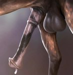 anatomically_correct anatomically_correct_genitalia anatomically_correct_penis animal_genitalia animal_penis balls big_balls big_flare big_penis biped black_balls bodily_fluids close-up cum cum_drip cum_on_own_penis cum_on_penis cum_on_self cum_string dripping equine_balls equine_genitalia equine_penis erection feral flared_penis genital_fluids genital_focus genitals huge_balls male male_feral medial_ring mottled mottled_genitalia mottled_penis penis quadruped realistic simple_background solo virtyalfobo noz_orlok draft_horse equid equine horse mammal equine_sheath absurd_res hi_res