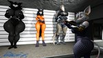anthro big_breasts big_butt bottomwear breasts butt clipboard clothed clothing cuff_(restraint) curvy_figure ear_piercing ear_ring female female_focus group handcuffed handcuffs jumpsuit lined_up metal_cuffs nipple_piercing nipples pencil_(object) piercing restraints ring_piercing size_difference smile thick_thighs topless topless_anthro topwear voluptuous voluptuous_anthro voluptuous_female wide_hips domizoni cryptiacurves_(modeler) da.nilkaz_(modeler) psychojohn2_(modeler) warfaremachine_(modeler) go_to_horny_jail scp_foundation the_backrooms karelia_(ace_rattman) officer_flint_(foresttherotten) scp-1471-a scp-1471-a_(da.nilkaz) scp-682 malo mammal murid murine rat rodent smiler_(the_backrooms) 2025 3d_(artwork) digital_media_(artwork) hi_res meme source_filmmaker_(artwork)