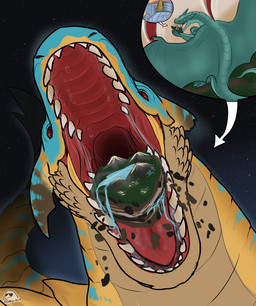 ambiguous_gender city close-up cutaway duo extreme_size_difference feral giga landscape_dwarfing macro mass_vore mouth_shot multiple_prey open_mouth sharp_teeth size_difference teeth vore zoom_in flippin-rad capcom monster_hunter mythology grev_(greviste) gyby_(gybyderg) dragon flying_wyvern mythological_creature mythological_scalie scalie tigrex hi_res