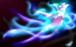 abstract_background energy female feral flying glowing_eyes latias nintendo pokémon red_body shikaro solo video_games white_body
Rating: Safe
Score: 2
User: Gilda_The_Gryphon
Date: January 26, 2014