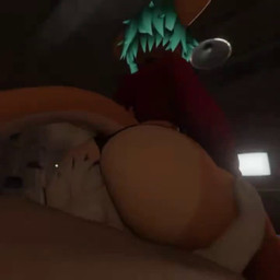 ambiguous_gender anthro big_butt black_clothing black_nose black_panties black_underwear butt clothing duo facesitting female grinding hair half-closed_eyes huge_butt leg_grab looking_back narrowed_eyes panties short_hair sitting_on_another sweater thick_thighs thigh_grab topwear underwear white_hair minia minia_(minia) ambiguous_species diera_(species) mammal mouse murid murine rodent 1:1 2025 3d_(artwork) 3d_animation animated digital_media_(artwork) no_sound short_playtime webm