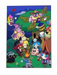 ball beach_ball brush campfire group inflatable large_group paintbrush krackdown9 kirby:_canvas_curse kirby:_planet_robobot kirby_(series) kirby_64:_the_crystal_shards kirby_and_the_rainbow_curse kirby_star_allies kirby_superstar kirby_triple_deluxe nintendo drawcia elline flamberge_(kirby) francisca_(kirby) kirby marx_(kirby) meta_knight queen_sectonia susie_(kirby) vividria zan_partizanne_(kirby) arthropod bee fairy humanoid hymenopteran insect waddling_head absurd_res hi_res