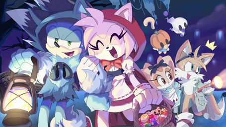 alternative_fashion anthro basket clothing container cosplay costume dress female flashlight group halloween_costume holidays j-fashion lamp lantern lolita_(fashion) male night open_mouth red_clothing red_dress smile sweet_lolita werehog_costume ririkuma alice_in_wonderland fairy_tales halloween little_red_riding_hood_(copyright) sega sonic_the_hedgehog_(series) alice_(alice_in_wonderland) amy_rose cream_the_rabbit little_red_riding_hood miles_prower sonic_the_hedgehog canid canine chao_(sonic) eulipotyphlan fox hedgehog lagomorph leporid mammal rabbit hi_res