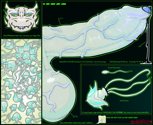 anthro balls big_balls big_penis blue_glans bodily_fluids cum datapad describing_genitalia describing_penis description dripping fertility_analysis foreskin genital_fluids genitals giant_sperm glans huge_balls huge_penis leaking_precum male penis penis_chain precum precum_drip scales size_difference solo sperm_cell sperm_cell_collision sperm_size_difference text vein veiny_balls veiny_penis white_body white_scales velvetdraw mythology alien celestial_dragon dragon hybrid mythological_creature mythological_scalie scalie 2025 absurd_res digital_drawing_(artwork) digital_media_(artwork) english_text hi_res icon