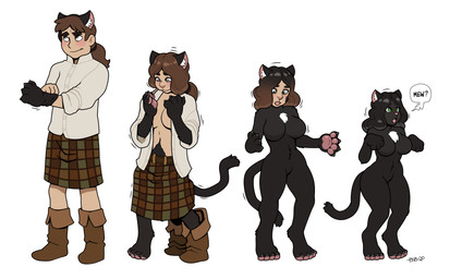 anthro base_one_layout basic_sequence black_body black_fur black_hair boots breast_growth breasts brown_hair chest_tuft clothing digitigrade fake_cat_ears fake_ears female footwear four_frame_image four_frame_sequence fur gender_transformation genitals gloves growth hair handwear human_to_anthro linear_sequence male mtf_transformation nude one_row_layout open_mouth shirt shoes short_stackification shortstack shortstack_female shrinking simple_background size_transformation solo species_transformation standing tail tail_growth topwear transformation transformation_sequence tuft vulva blackshirtboy tharkis domestic_cat felid feline felis human mammal 2020 absurd_res digital_media_(artwork) hi_res sequence