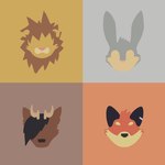 antlers black_body black_fur brown_body brown_fur brown_hair brown_mane cheek_tuft ear_piercing facial_tuft female fur grey_body grey_fur group hair head_tuft horn long_ears male mane orange_body orange_fur piercing simple_background tan_body tan_fur tuft yellow_body yellow_fur yukilapinbn scratch21 cooper_(scratch21) ed_(scratch21) matt_(scratch21) riley_(scratch21) canid canine deer felid fox lagomorph leporid lion mammal pantherine rabbit red_fox true_fox 1:1 2016 digital_media_(artwork) headshot_portrait hi_res portrait