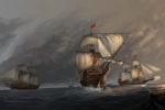 2011 3:2 alectorfencer cloud coat_of_arms comic detailed detailed_background digital_media_(artwork) digital_painting_(artwork) flag light not_furry outside overcast red_lantern rukis sea seascape ship sky sunlight vehicle water watercraft wave zero_pictured