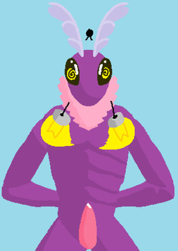 anthro bodily_fluids genital_fluids genitals hypnosis kneeling light_bulb male mind_control neck_tuft nude pendulum penis precum presenting presenting_penis solo spiral spiral_eyes tuft rdwdpn pinemoth arthropod insect lepidopteran moth hi_res