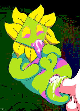anal anal_penetration anthro anus autofellatio balls big_butt big_penis bodily_fluids butt cum cum_inside cum_while_penetrated duo ejaculation erection fellatio fur genital_fluids genitals green_body green_tail happy humanoid_genitalia humanoid_penis male male/male male_penetrated male_penetrating male_penetrating_male masturbation nude oral oral_masturbation penetration penile penile_masturbation penis petals pink_body pink_eyes pink_tail plant sex tail tongue tongue_out unusual_anatomy white_body white_fur yellow_body yellow_petals yoshreveluv deltarune undertale_(series) ralsei bovid caprine chapter_5_darkner darkner elemental_creature elemental_humanoid flora_fauna floradinn goat humanoid mammal reptile scalie snake digital_drawing_(artwork) digital_media_(artwork) pixel_(artwork) shaded