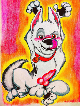 animal_genitalia animal_penis anthro balls blush canine_genitalia canine_penis feral fur genitals knot male penis simple_background solo tongue tongue_out white_body white_fur d05lion bolt_(film) disney bolt_(bolt) canid canine mammal absurd_res hi_res