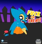 anthro ass_up butt candy dessert female food genitals halloween_2024 holidays lube pussy raised_tail solo tail trick_or_treat young theyiff cartoon_network halloween mao_mao:_heroes_of_pure_heart adorabat bat mammal absurd_res hi_res