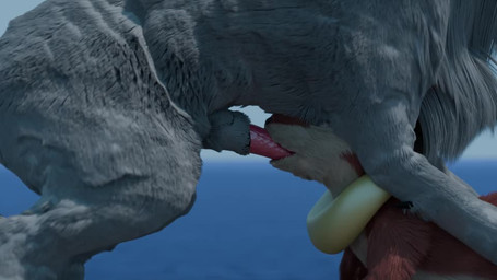 all_fours ambiguous_gender animal_genitalia deep_throat duo fellatio feral genitals male male/male oral oral_penetration penetration penile penis sex sheath size_difference someonesomewhere nintendo pokemon absol buizel generation_3_pokemon generation_4_pokemon pokemon_(species) 16:9 3d_(artwork) 3d_animation animated digital_media_(artwork) no_sound short_playtime webm widescreen