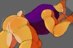 anthro bottomless bottomless_anthro bottomless_male butt clothed clothing fingers looking_aside male muscular purple_clothing purple_topwear purple_vest scut_tail short_tail solo star stitch_(sewing) tail topwear vest whiskers kopk five_nights_at_freddy's five_nights_at_freddy's:_help_wanted scottgames glitchtrap lagomorph leporid mammal rabbit 2022 absurd_res digital_media_(artwork) hi_res