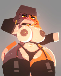 anthro areola aroused barbell_piercing beanie belly_piercing big_areola big_breasts black_clothing black_legwear black_panties black_thigh_highs black_underwear blush blush_lines bodily_fluids breasts choker choker_bell clothing collar curvy_figure female fur genitals gold_piercing hat headgear headwear huge_breasts huge_thighs jewelry leash leashed_collar legwear lingerie lingerie_bra lingerie_panties looking_at_viewer navel navel_piercing necklace nipple_piercing nipples open_mouth panties piercing simple_background smug smug_face solo square_(anatomy) sweat sweatdrop sweaty_body sweaty_breasts tail thick_thighs thigh_highs tuft underwear vulva wide_hips yellow_eyes coresvoid epic_games fortnite fortnite:_battle_royale microsoft minecraft mojang xbox_game_studios meow_skulls calico_cat domestic_cat felid feline felis mammal 2026 3d_(artwork) 4:5 digital_media_(artwork) hi_res mine-imator_(artwork)