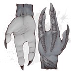 3_fingers ambiguous_gender claws fingers grey_body grey_skin not_furry simple_background solo kredri bioware electronic_arts mass_effect alien alien_humanoid humanoid quarian