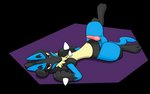 animal_genitalia animal_penis anthro black_body_markings blue_body blue_fur canine_genitalia canine_penis fur genitals male penis solo yellow_body yellow_fur drake_drachenlicht nintendo pokemon generation_4_pokemon lucario pokemon_(species) alpha_channel