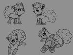 animal_genitalia animal_penis balls black_markings clothing collar collar_ring feral footwear fur genitals jewelry male markings necklace paws penis piercing piercing_fetish simple_background smile socks solo striped_markings stripes tail reizo666 nintendo pokemon alolan_form alolan_vulpix canid canine generation_7_pokemon mammal pokemon_(species) regional_form_(pokemon) hi_res monochrome