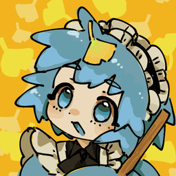 blue_body blue_eyes blue_feathers blue_hair blue_wings broom cleaning_tool clothed clothing feathered_wings feathers female hair holding_broom holding_cleaning_tool holding_object light_body light_skin maid_headdress maid_uniform solo uniform wings i7go34 european_mythology greek_mythology mythology animal_humanoid avian humanoid mythological_avian mythological_creature 1:1 bust_portrait portrait