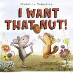 2017 absurd_res acorn action_pose ambiguous_gender anthro book_cover brown_body brown_fur children's_book chipmunk cover duo english_text flower food fruit fur grey_body grey_fur ground_squirrel happy hi_res jumping madeline_valentine mammal mouse murid murine nude nut_(fruit) on_one_leg outside plant pose rodent sciurid smile standing text