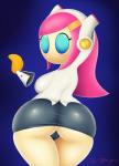 big_butt blue_eyes blush breasts butt camel_toe female floating_hands hair huge_butt looking_back machine mouthless noseless not_furry pink_hair simple_background solo sirredbenjamin kirby:_planet_robobot kirby_(series) nintendo susie_(kirby) humanoid robot hi_res