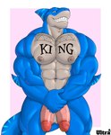 2_penises anthro balls big_penis diphallism genitals glans humanoid_genitalia humanoid_penis male multi_genitalia multi_penis muscular muscular_male nipples nude penis smile solo vein veiny_penis mr_ultra nux_shark fish marine shark absurd_res hi_res