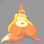 anthro anus female feral genitals pussy solo knowdwagon nintendo pokemon floatzel generation_4_pokemon pokemon_(species) 1:1 absurd_res hi_res