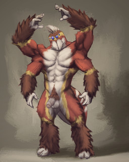 4_arms 4_eyes abs anthro biceps foreskin fur genitals humanoid_genitalia humanoid_penis male multi_arm multi_eye multi_limb muscular muscular_anthro muscular_male pecs penis pubes solo vein veiny_arms veiny_muscles mamaubear arachnid arthropod spider 4:5 absurd_res hi_res