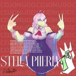 alternate_costume anthro black_clothing black_leggings black_legwear blue_eyes breasts clothed clothed_anthro clothed_female clothing cosplay female fingers front_view gesture green_body grey_hair hair hand_gesture humanoid_hands jacket leggings legwear long_hair looking_at_viewer maid_uniform medium_breasts neutral_expression non-mammal_breasts open_clothing open_jacket open_topwear red_background simple_background solo standing text topwear uniform v_sign anfitrionaaa goodbye_volcano_high ko_op_(game_developer) stella_(gvh_beta) dinosaur ornithischian prehistoric_species reptile scalie stegosaurian stegosaurus thyreophoran 1:1 absurd_res artist_name colored hi_res portrait shaded spanish_text three-quarter_portrait