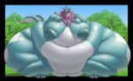 anthro belly big_breasts big_butt breasts butt chubby_cheeks female flabby flabby_arms flabby_legs huge_hips hyper hyper_hips morbidly_obese obese obese_anthro overweight overweight_anthro solo wide_hips kekinfuntimes nintendo pokemon ancient_pokemon dinosaur dromaeosaurid generation_9_pokemon legendary_pokemon paradox_pokemon pokemon_(species) prehistoric_species reptile scalie theropod velociraptor walking_wake hi_res